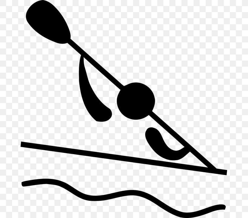 Pictogram Canoe Slalom Canoeing And Kayaking At The Summer Olympics Clip Art, PNG, 683x720px, Pictogram, Artwork, Black, Black And White, Canoe Download Free