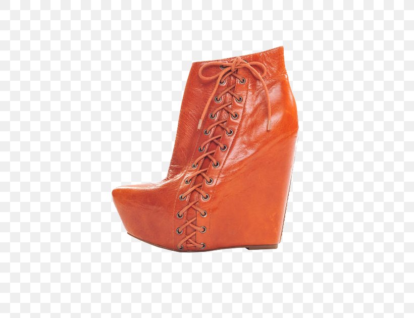 Boot High-heeled Shoe, PNG, 420x630px, Boot, Footwear, High Heeled Footwear, Highheeled Shoe, Orange Download Free
