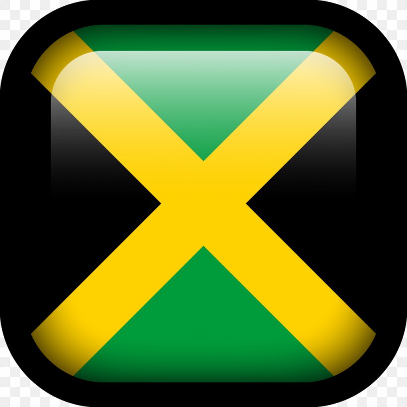 Flag Background, PNG, 1024x1024px, Jamaica, Flag, Flag Of Jamaica, Green, Logo Download Free