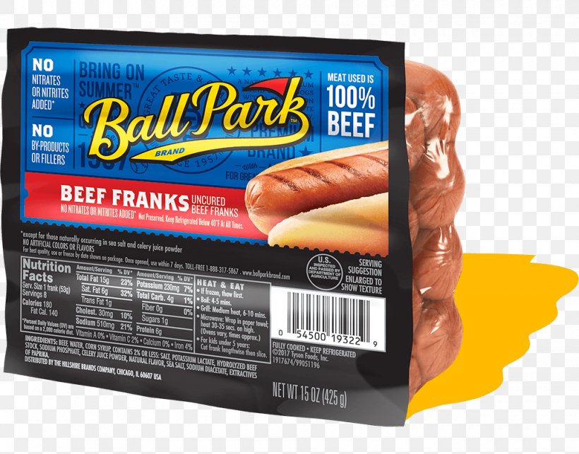 Hot Dog Ball Park Franks Barbecue Beef Nathan's Famous, PNG, 1020x800px, Hot Dog, Ball Park Franks, Barbecue, Beef, Calorie Download Free