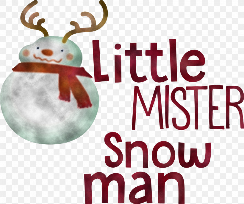 Little Mister Snow Man, PNG, 3000x2504px, Little Mister Snow Man, Biology, Christmas Day, Christmas Ornament, Christmas Ornament M Download Free