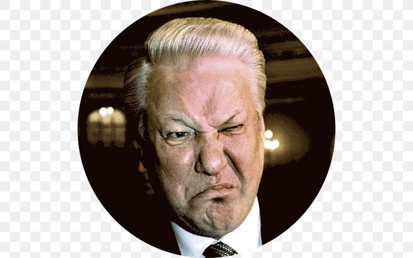 Boris Yeltsin Sticker Newsland Telegram Politician, PNG, 512x512px, Boris Yeltsin, Chin, Closeup, Ear, Elder Download Free