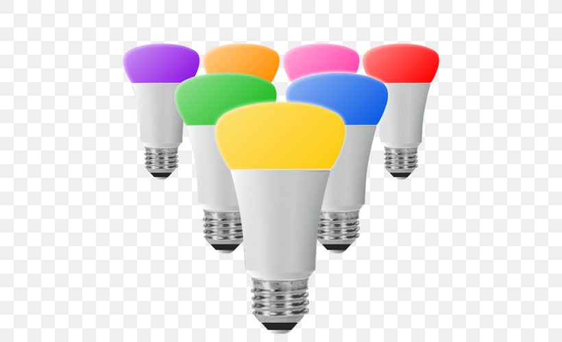 Philips Hue Lighting LED Lamp, PNG, 500x500px, Philips Hue, Bipin Lamp Base, Color, Hue, Incandescent Light Bulb Download Free