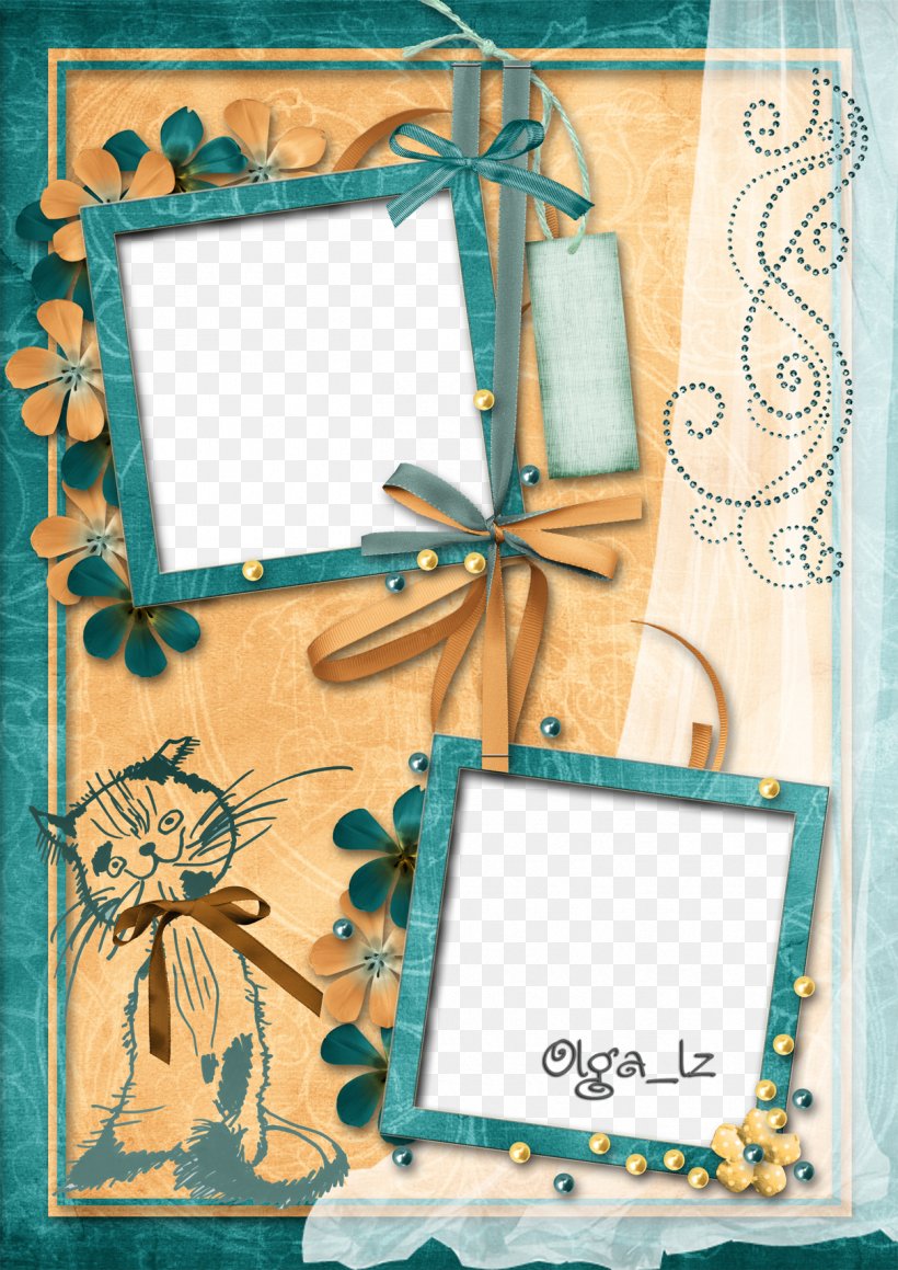 Picture Frame, PNG, 1211x1712px, Picture Frame, Paper, Turquoise, Yellow Download Free