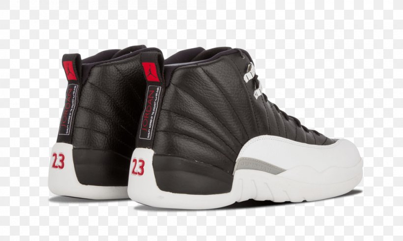Sports Shoes Air Jordan Retro XII Air Jordan 12 Retro 'Playoff' 2012 Mens Sneakers 1997 NBA Playoffs, PNG, 1000x600px, Sports Shoes, Air Jordan, Air Jordan Retro Xii, Black, Brand Download Free