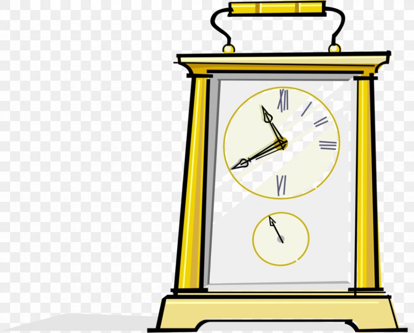 Line Angle Clip Art, PNG, 869x700px, Clock, Home Accessories, Wall Clock, Yellow Download Free