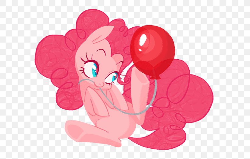 Pinkie Pie My Little Pony Fan Art, PNG, 650x523px, Watercolor, Cartoon, Flower, Frame, Heart Download Free