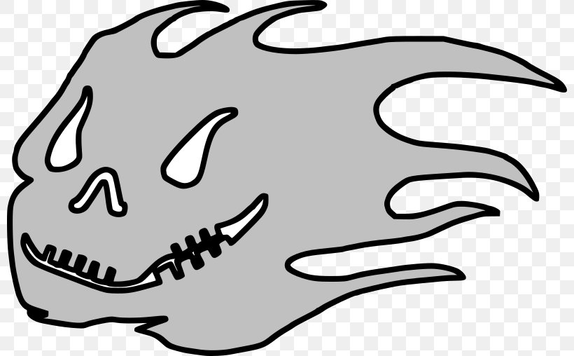 Skull Human Skeleton Clip Art, PNG, 800x508px, Skull, Artwork, Black, Black And White, Bone Download Free
