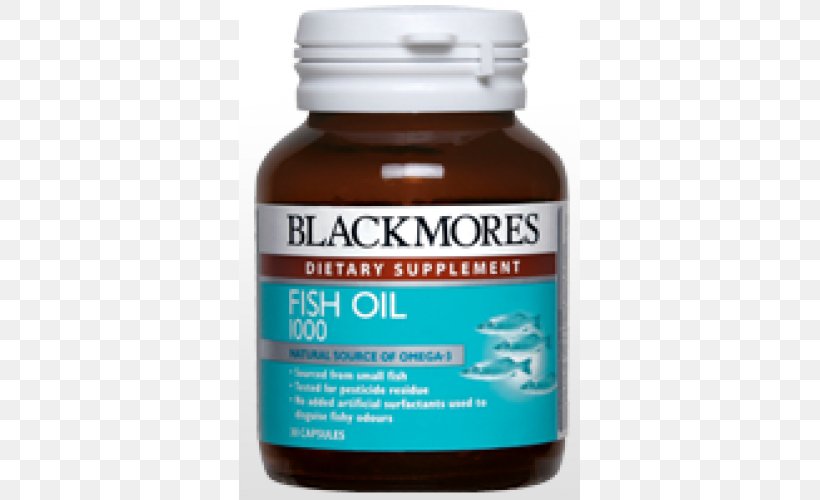 Dietary Supplement Fish Oil Blackmores Omega-3 Fatty Acids, PNG, 500x500px, Dietary Supplement, Blackmores, Capsule, Cod Liver Oil, Docosahexaenoic Acid Download Free