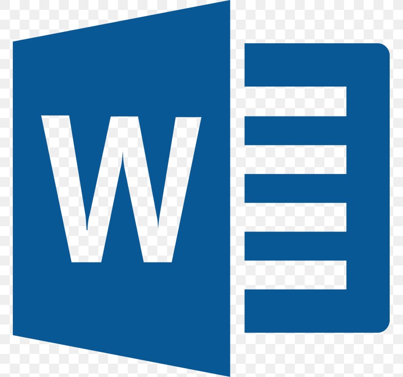Microsoft Word Microsoft Office, PNG, 767x767px, Microsoft Word, Area, Blue, Brand, Electric Blue Download Free