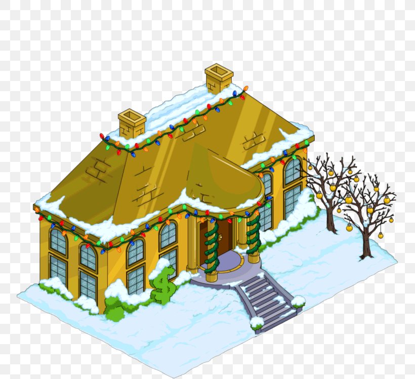 The Simpsons: Tapped Out Game Christmas New Year Residential Area, PNG, 756x749px, Simpsons Tapped Out, Adventure Game, Building, Christmas, December 27 Download Free