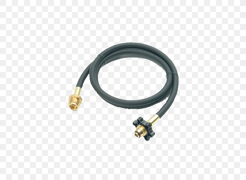 Hose Propane Barbecue Pressure Regulator Piping And Plumbing Fitting, PNG, 600x600px, Hose, Barbecue, Cable, Coaxial Cable, Electronics Accessory Download Free