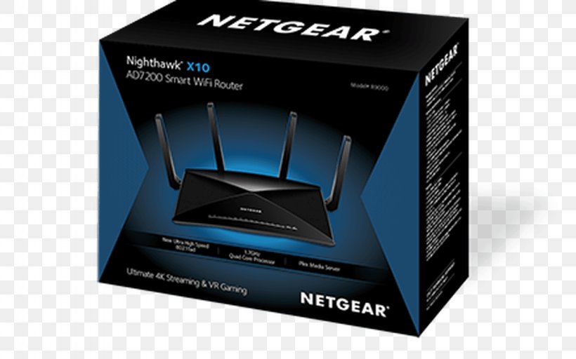 NETGEAR Nighthawk X10 Wi-Fi Wireless Router, PNG, 1280x800px, Wifi, Brand, Data Transfer Rate, Electronics Accessory, Ieee 80211 Download Free