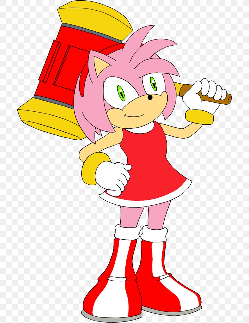 Amy Rose Rouge The Bat Link Character Art, PNG, 708x1062px, Watercolor, Cartoon, Flower, Frame, Heart Download Free