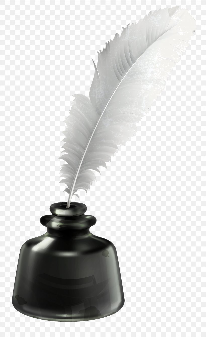 Inkwell Quill Clip Art, PNG, 2298x3756px, Inkwell, Black And White, Bottle, Feather, Fountain Pen Download Free