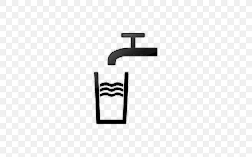 Tap Water Drinking Water, PNG, 512x512px, Tap, Area, Black, Black And White, Brand Download Free