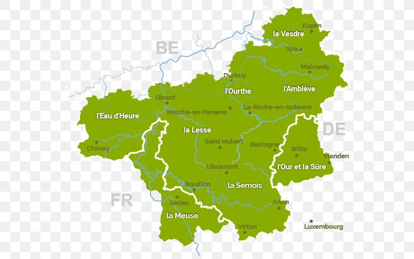 Ardennes Provinces Of Belgium Mapa Polityczna, PNG, 600x514px, Ardennes, Area, Belgium, Country, Ecoregion Download Free