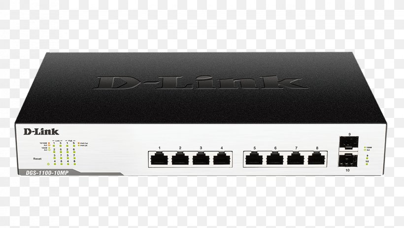 Power Over Ethernet Network Switch D-Link Gigabit Ethernet Port, PNG, 1654x936px, 10 Gigabit Ethernet, Power Over Ethernet, Audio Receiver, Business, Computer Network Download Free