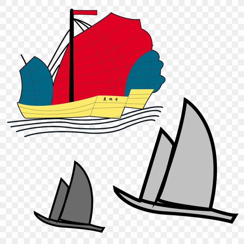 Sailing Ship Watercraft Design Cartoon, PNG, 1000x1000px, Sail, Boat, Boating, Cartoon, Columbus Day Download Free