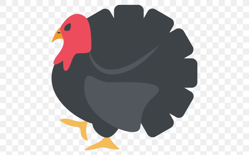 Turkey Meat Emojipedia IPhone, PNG, 512x512px, Turkey, Apple Color Emoji, Beak, Bird, Chicken Download Free