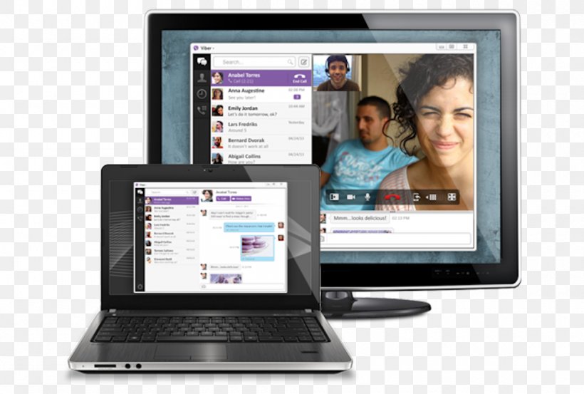 Viber Mobile Phones Personal Computer Desktop Computers, PNG, 1000x675px, Viber, Android, Communication, Computer Monitor, Computer Software Download Free