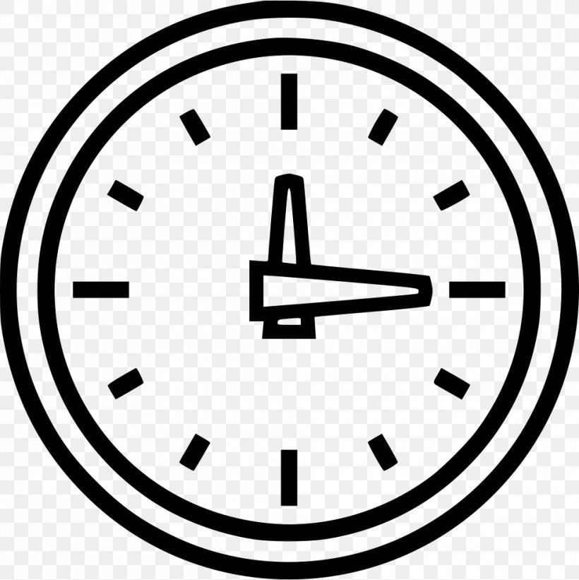 Alarm Clocks Timer, PNG, 980x982px, Clock, Alarm Clocks, Area, Black And White, Flat Design Download Free