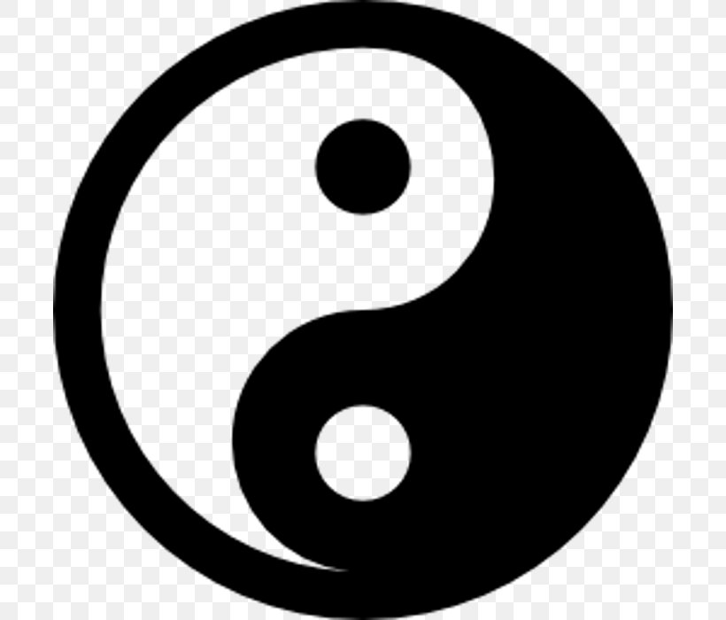 Yin And Yang Symbol, PNG, 700x700px, Yin And Yang, Avatar, Black And White, Emoji, Emoticon Download Free