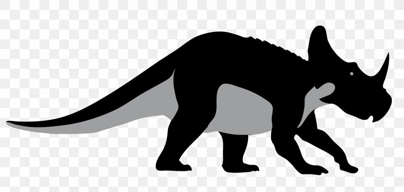 Monoclonius Ceratopsia Triceratops Late Cretaceous Judith River Formation, PNG, 2555x1221px, Monoclonius, Black And White, Cat, Cat Like Mammal, Centrosaurus Download Free