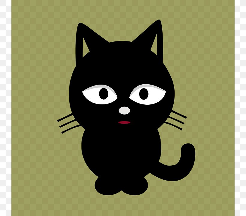 Black Cat Clip Art, PNG, 744x720px, Cat, Black, Black Cat, Carnivoran, Cat Like Mammal Download Free