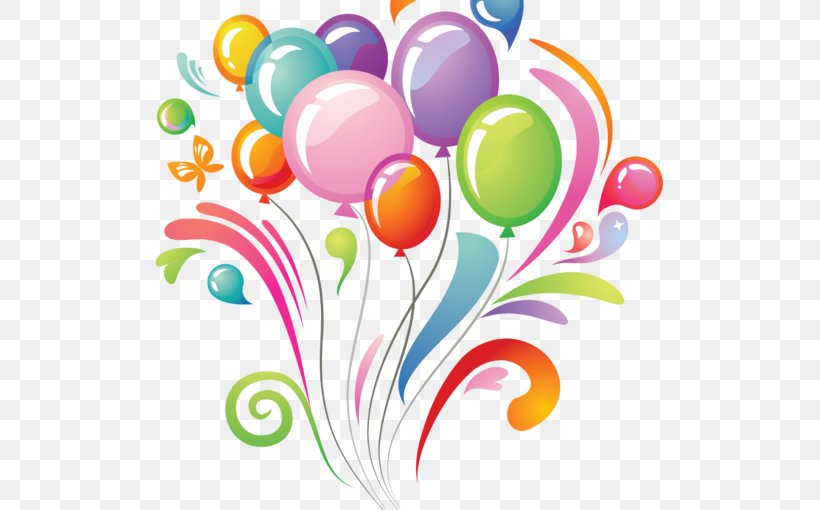 Clip Art Balloon Transparency Birthday, PNG, 510x510px, Balloon, Artwork, Birthday, Flower, Party Download Free
