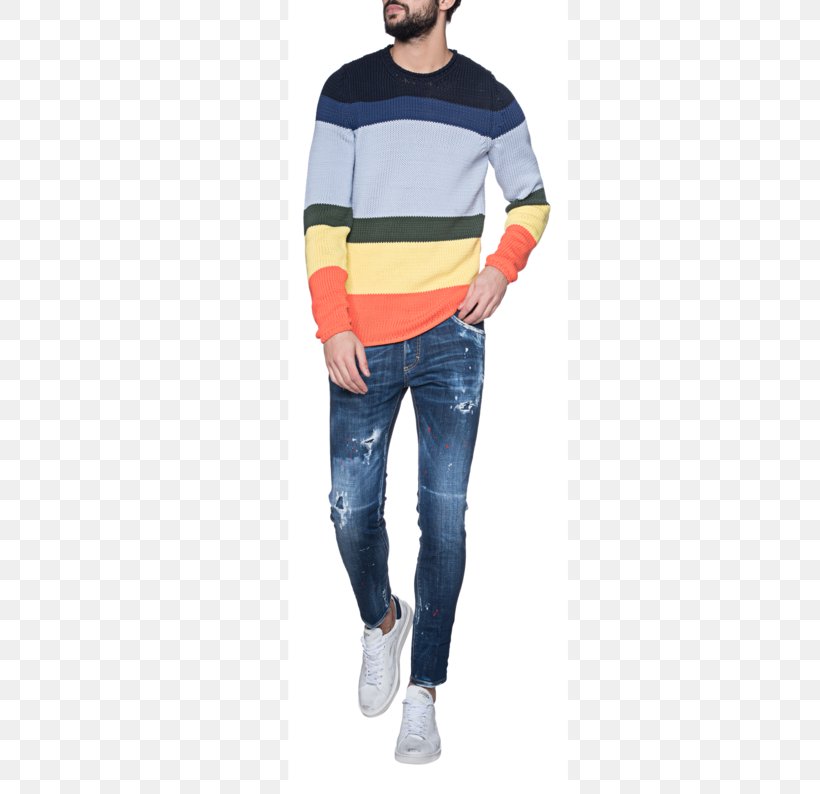 Jeans T-shirt Slim-fit Pants Dsquared² Sweater, PNG, 618x794px, Jeans, Brand, Clothing, Electric Blue, Joint Download Free
