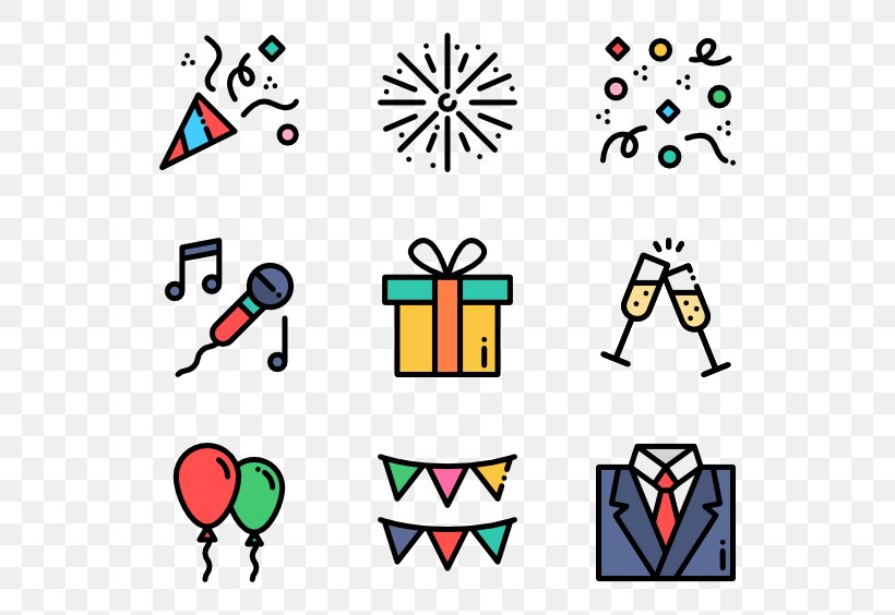 New Year's Resolution Party Computer Icons Clip Art, PNG, 600x564px, New Year, Area, Artwork, Birthday, Confetti Download Free