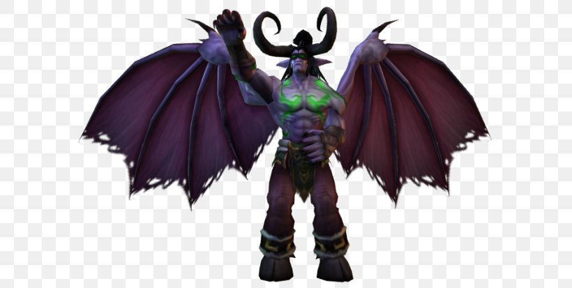 World Of Warcraft: The Burning Crusade Illidan: World Of Warcraft Illidan Stormrage 3D Modeling Demon, PNG, 620x413px, 3d Computer Graphics, 3d Modeling, Illidan World Of Warcraft, Action Figure, Cgtrader Download Free