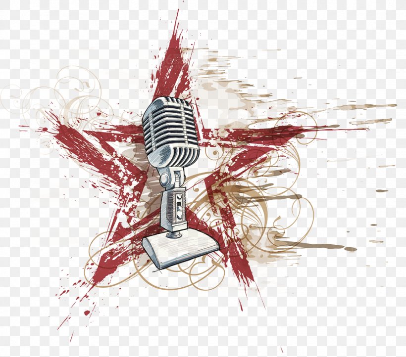 Microphone Watercolor Painting Euclidean Vector, PNG, 1024x902px, Watercolor, Cartoon, Flower, Frame, Heart Download Free