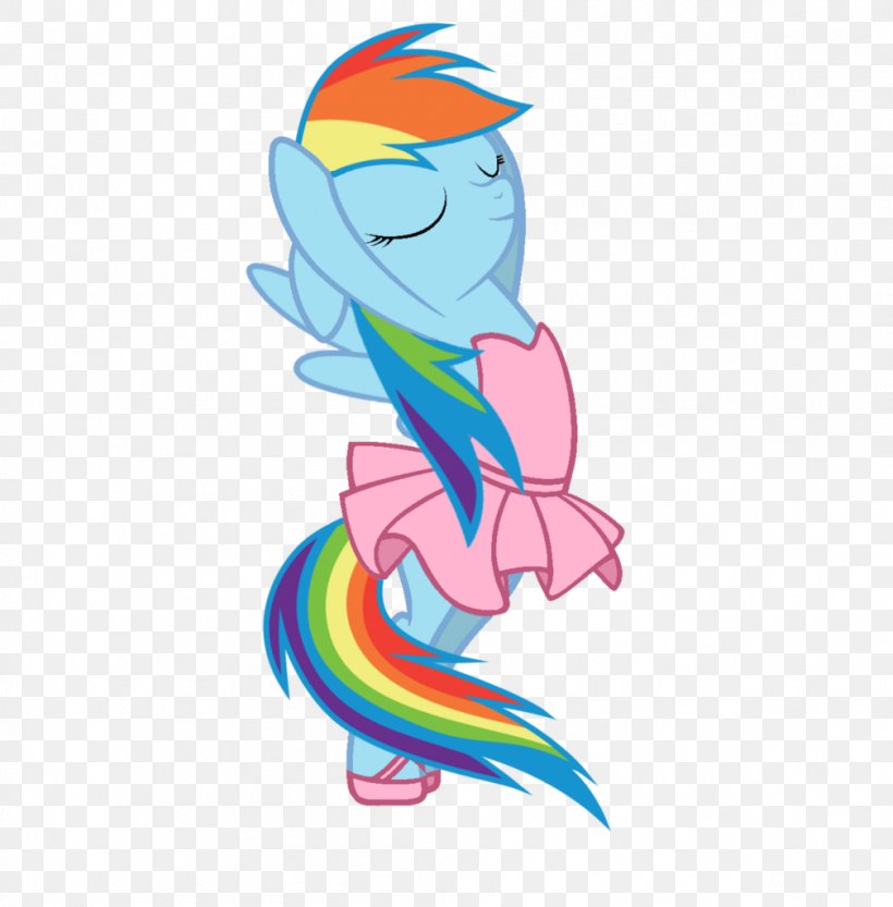 Rainbow Dash My Little Pony Applejack Ballet Dancer, PNG, 1007x1024px, Watercolor, Cartoon, Flower, Frame, Heart Download Free