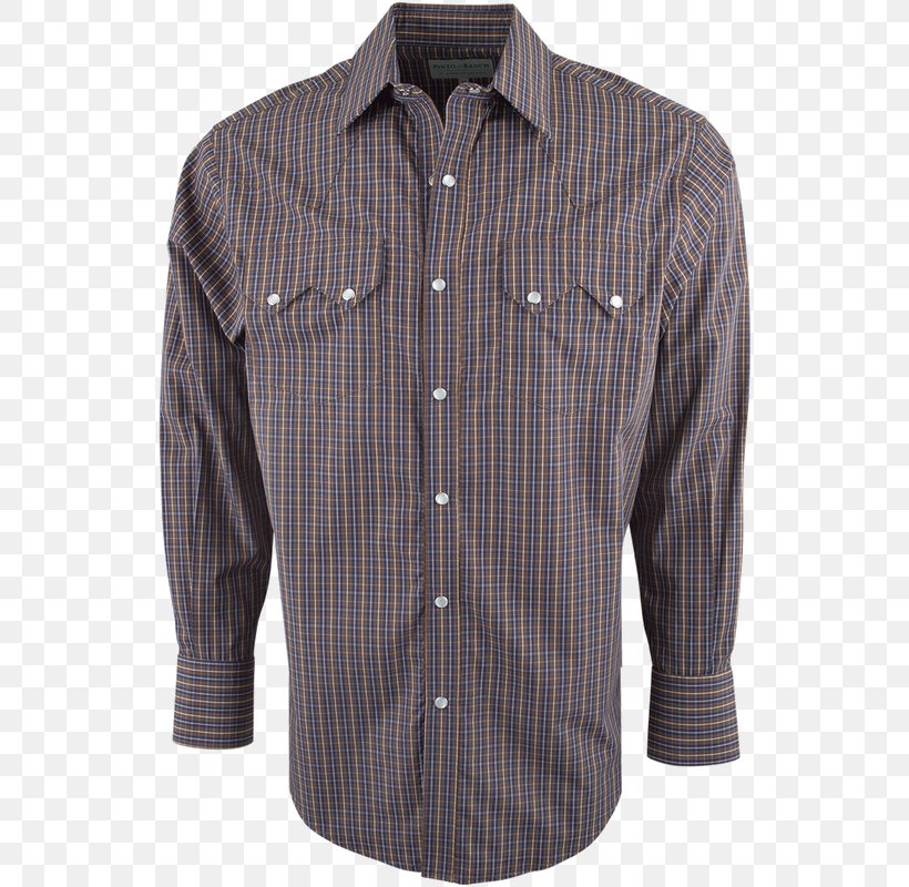 Dress Shirt Long-sleeved T-shirt Tartan, PNG, 544x800px, Dress Shirt, Button, Collar, Long Sleeved T Shirt, Longsleeved Tshirt Download Free