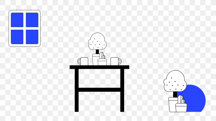 Home Office, PNG, 2500x1401px, Home Office, Cartoon, Furniture, Geometry, Line Download Free