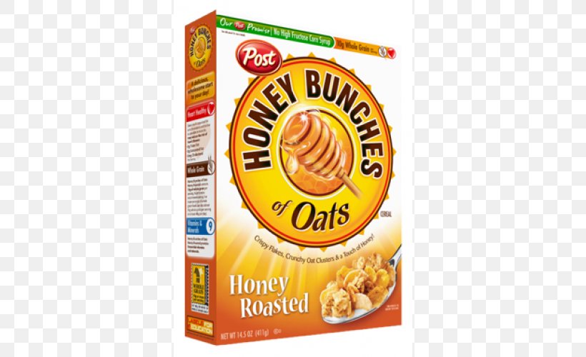 Breakfast Cereal Honey Bunches Of Oats With Almonds Cereal Honey Bunches Of Oats Cereal, PNG, 500x500px, Breakfast Cereal, Almond, American Food, Cereal, Convenience Food Download Free
