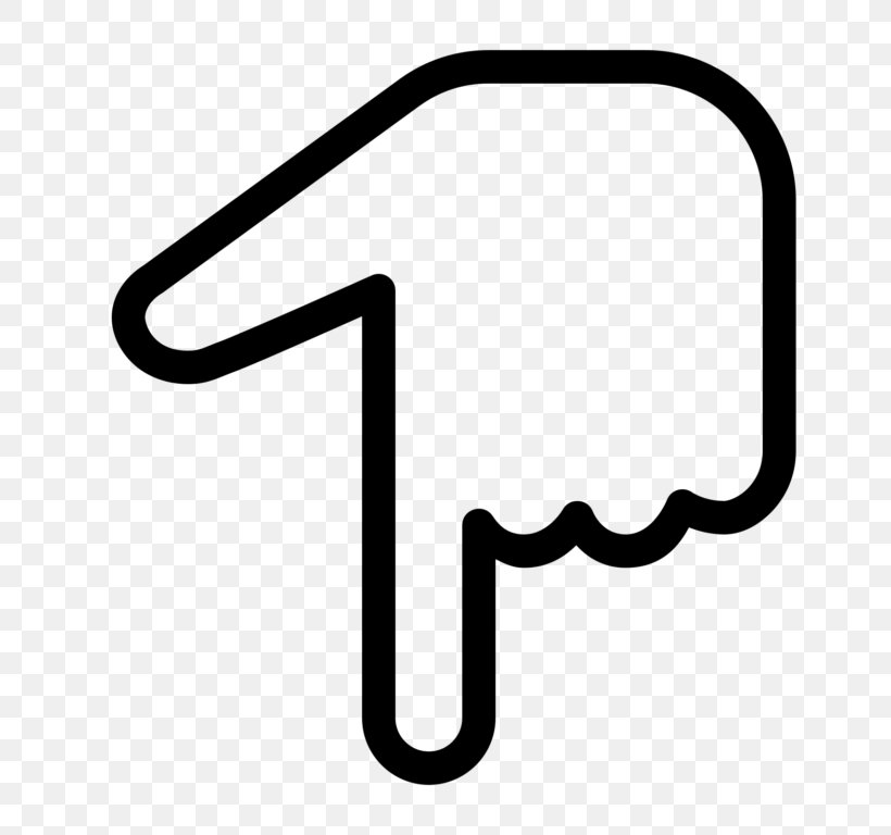 Hand Thumb Signal Finger, PNG, 768x768px, Hand, Area, Black, Black And White, Cursor Download Free