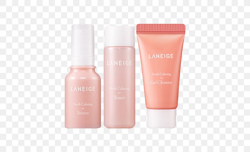 LANEIGE Fresh Calming Serum Cosmetics In Korea Cleanser, PNG, 500x500px, Laneige, Cleanser, Cosmetics, Cosmetics In Korea, Cream Download Free