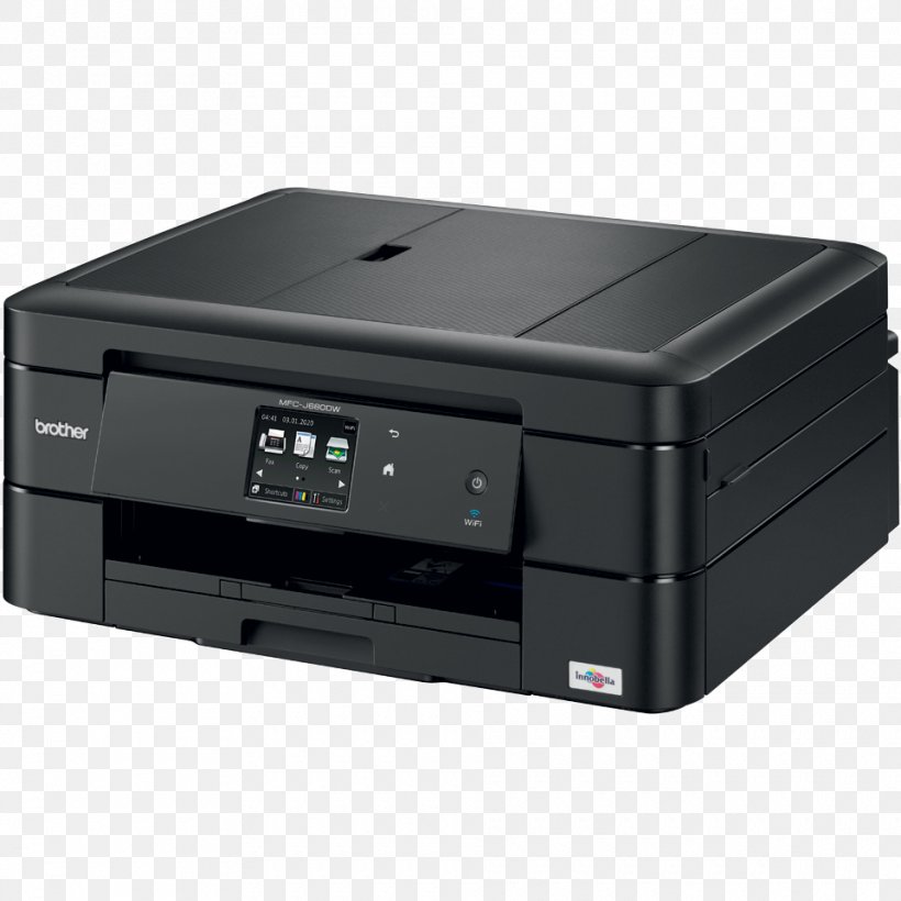 Multi-function Printer Brother Industries Inkjet Printing Duplex Printing, PNG, 960x960px, Multifunction Printer, Automatic Document Feeder, Brother Industries, Duplex Printing, Electronic Device Download Free