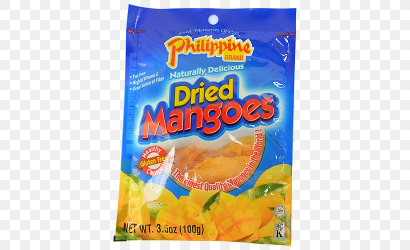 Philippines Filipino Cuisine Potato Chip Breakfast Cereal Mango, PNG, 500x500px, Philippines, Breakfast Cereal, Dried Fruit, Filipino Cuisine, Flavor Download Free