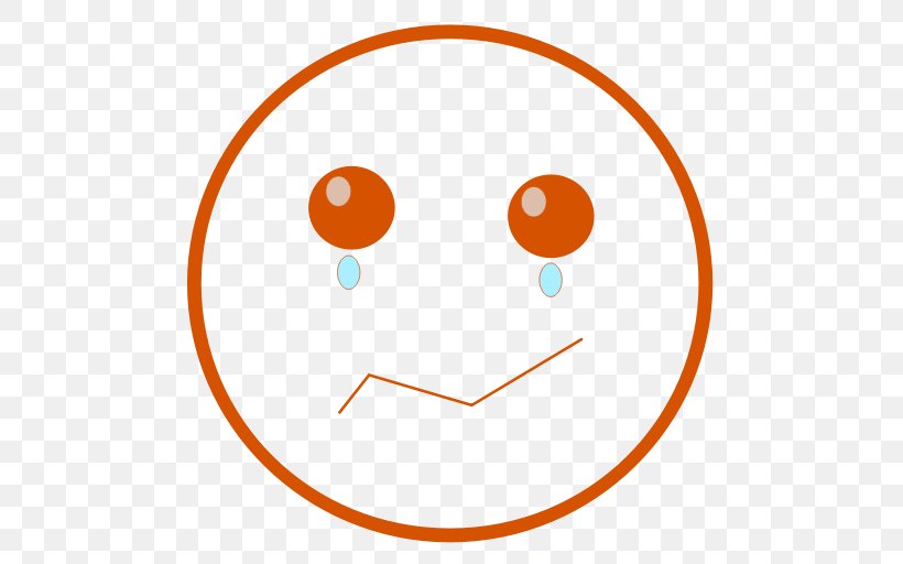 Smiley Crying Emoticon Clip Art, PNG, 512x512px, Smiley, Area, Crying, Emoticon, Eye Download Free