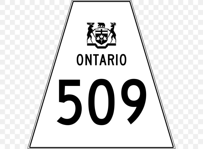 Highways In Ontario Ontario Highway 502 Ontario Highway 401 Highway Shield Ontario Highway 11, PNG, 596x600px, 400series Highways, Highways In Ontario, Area, Black And White, Brand Download Free