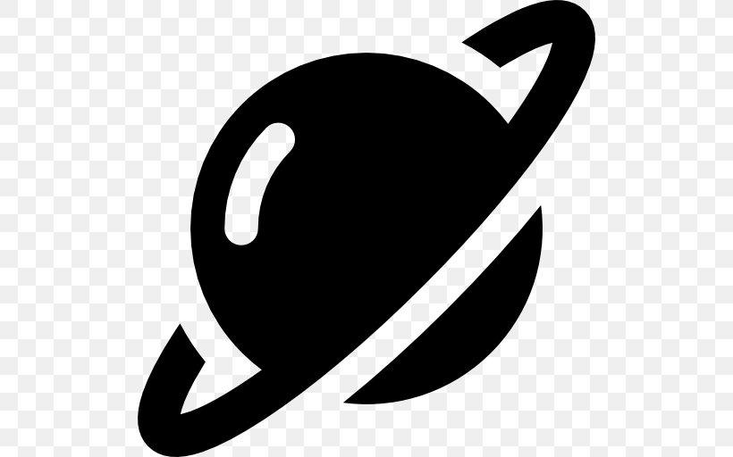 Planet Saturn Clip Art, PNG, 512x512px, Planet, Artwork, Black, Black And White, Icon Design Download Free