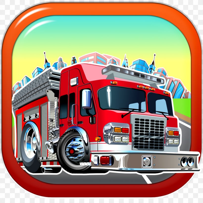 Fire Engine Firefighter Car, PNG, 1024x1024px, Fire Engine, Automotive Design, Brand, Car, Child Download Free