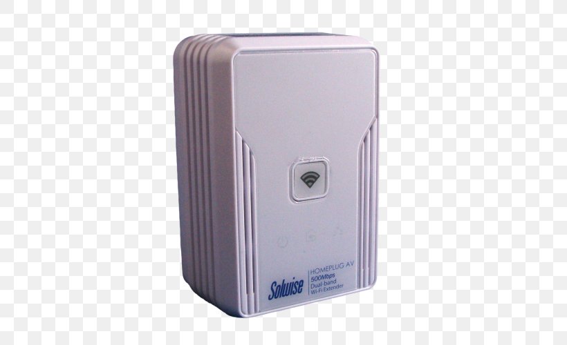 HomePlug Wireless Repeater Wi-Fi IEEE 802.11n-2009 Solwise Ltd, PNG, 500x500px, Homeplug, Com, Computer Network, Electrical Connector, Electronic Device Download Free