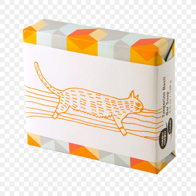 Meow Meow Tweet Bar Soap Basil Product Design Orange, PNG, 864x864px, Basil, Box, Orange Download Free