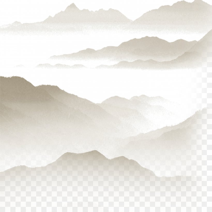 Chinese Painting Landscape Painting, PNG, 5906x5906px, Chinese Painting, Black And White, Gratis, Ink Wash Painting, Landscape Download Free