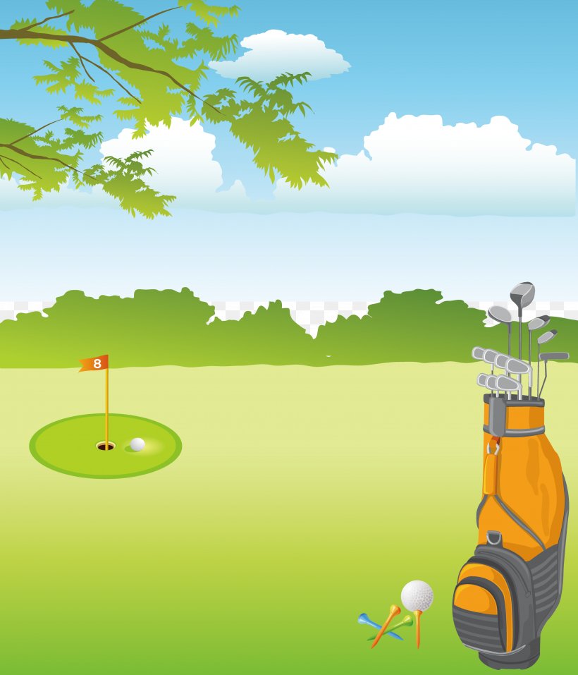 Golf Clubs Golf Course Golf Equipment, PNG, 3288x3840px, Golf, Biome, Cartoon, Daytime, Disc Golf Download Free